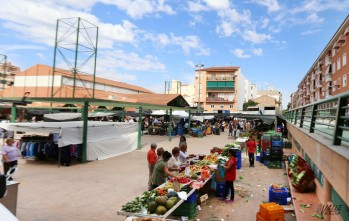 Imagen de archivo del mercadillo de la Frontera.