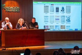 La biblioteca se presentó ayer | Nando Verdú.