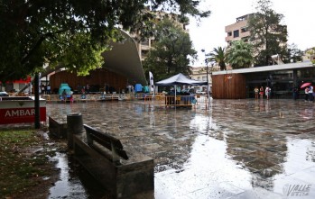 La lluvia obliga a cancelar los conciertos del EMDIV de la Plaza Castelar