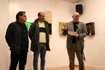 Juan Luz de Cadmio, el edil Iñaki Pérez y el presidente de la Fundación Paurudes, Emilio Maestre| M.M.