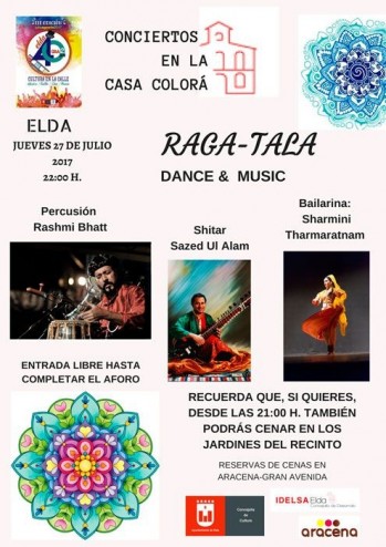 La danza y música de India llega esta noche a la Casa Colorá