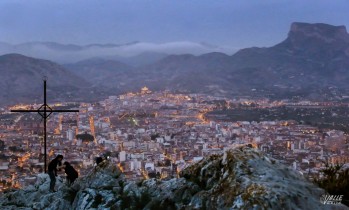 Imagen panorámica de Elda y Petrer.