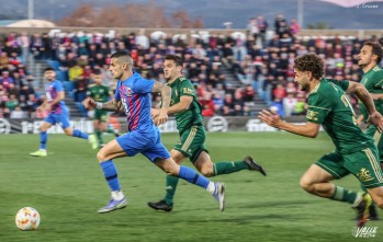 Imagen del partido entre el Eldense y el Real Murcia en el Nuevo Pepico Amat esta temporada | J.C.