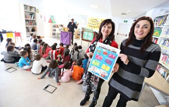 Poveda y López han presentado esta campaña para fomentar la lectura | Jesús Cruces.