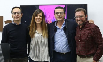 Juan Carlos Márquez, Laura Rizo, Pedro García y José Santa.