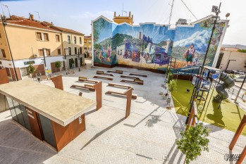 Imagen de archivo de la renovada Plaza de Arriba | Archivo Valle de Elda J.C.
