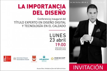 El diseñador Hannibal Laguna inaugurará en Elda el primer curso de Experto de Calzado