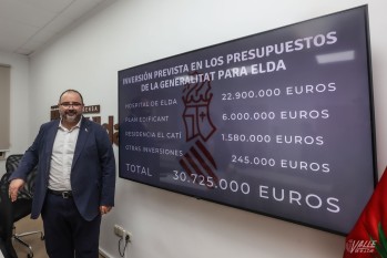 El diputado autonómico Jesús Sellés ha anunciado las inversiones de la Generalitat. 