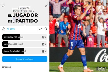 Juanto fue el autor del gol de la victoria azulgrana | Nando Verdú. 