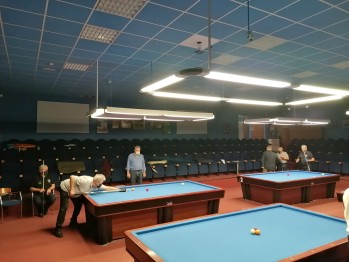 Panorámica del Club Billar Castalla donde venció el Idella A