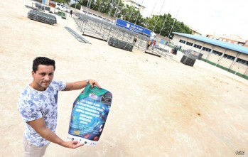 El campo anexo al antiguo Pepico Amat ya se prepara para el festival del sábado | Jesús Cruces.