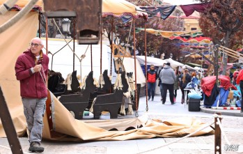El Mercado Goyesco se tuvo que cancelar por los fuertes vientos | Jesús Cruces.