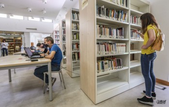 La biblioteca volverá a tener temperaturas agradables.