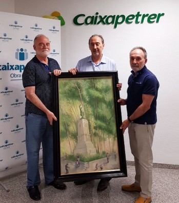 Caixapetrer cede a La Tertulia un cuadro de Gabriel Poveda