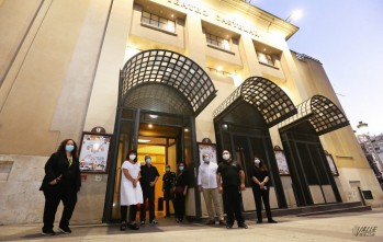 El Teatro reabrió ayer sus puertas.
