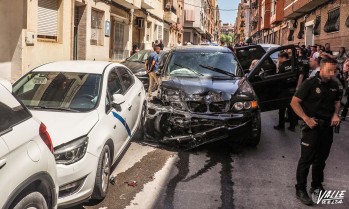 Imagen del coche tras la colisión | J.C.