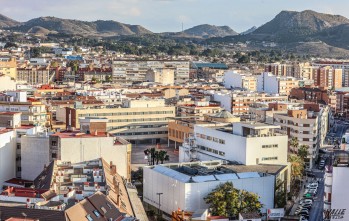 Imagen panorámica de la ciudad. 