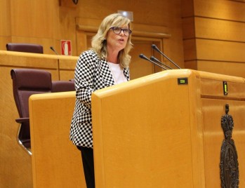La eldense Virginia Romero defiende la lucha contra la explotación infantil en el Senado