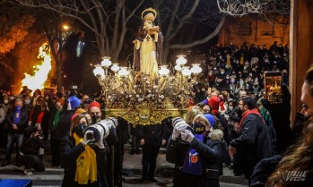 San Antón fue portado por representantes de la jJunta Central de Comparsas | J.C.