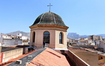Las obras se centrarán en la cúpula y el exterior de la iglesia | Jesús Cruces.