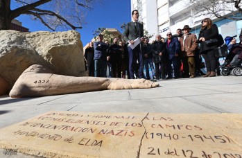 El monumento representa la represión que sufrieron los eldenses | Jesús Cruces.