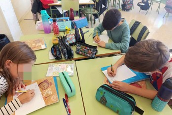 Imagen de los alumnos trabajando en el proyecto | Imagen cedida.
