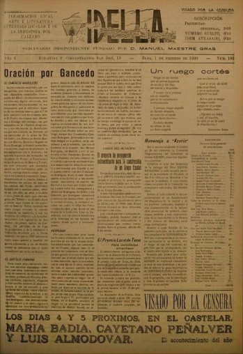 Idella nº 189 - Año 1930