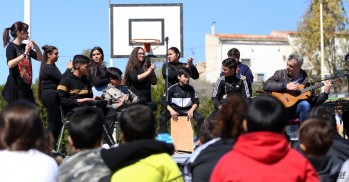 Esta mañana se ha celebrado un festival para visibilizar el pueblo gitano.