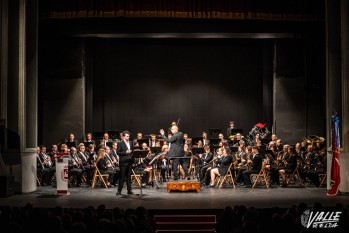 El tenor Pablo Martínez actuó con la banda | Nando Verdú. 