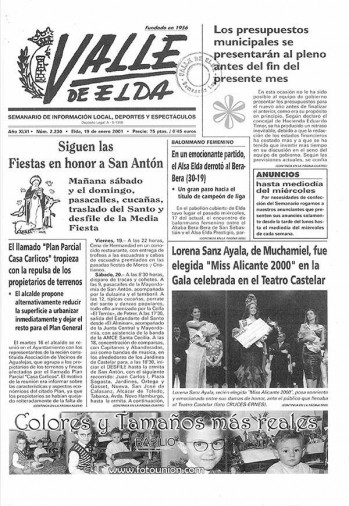 Número 2.230 - 19 de enero de 2001