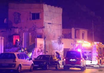 Incendio en una vivienda abandonada de La Tafalera