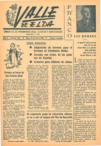 Número 0438 - 16 de enero de 1965