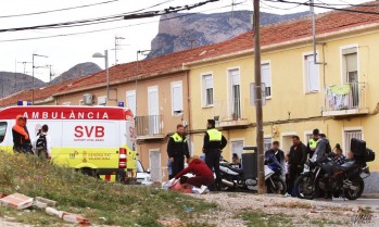 Dos ambulancias han tenido que acudir al lugar.