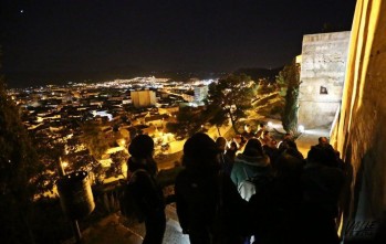 Los asistentes tuvieron una visión total del valle desde el Castillo | Jesús Cruces.