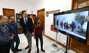 Estas mañana se ha presentado el vídeo en alcaldía  | Jesús Cruces.