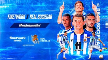 Finetwork será el patrocinador principal de la Real Sociedad durante dos temporadas.