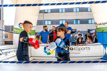 Los más pequeños han probado diferentes modalidades deportivas | Nando Verdú. 