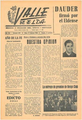 Número 0599 - 17 de febrero de 1968