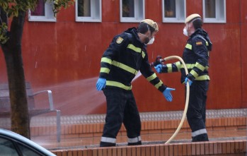 La UME recorre puntos estratégicos de Petrer