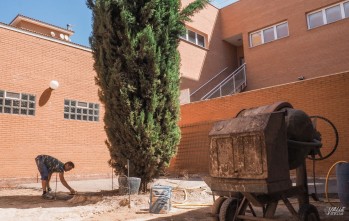 Las obras se están realizando durante el periodo estival. 