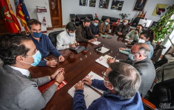La reunión tuvo lugar ayer en Alcaldía | J.C.