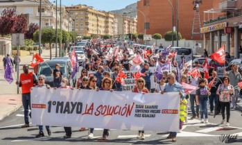 Cientos de personas se han sumado a la reivindicación de los trabajadores.