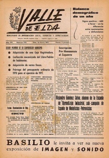 Número 0752 - 23 de enero de 1971