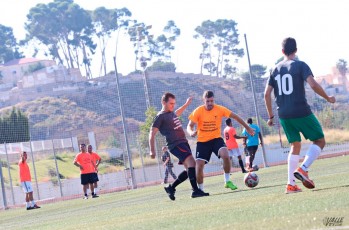 Los jugadores han disfrutado de la mañana deportiva en pro de la igualdad | Jesús Cruces.