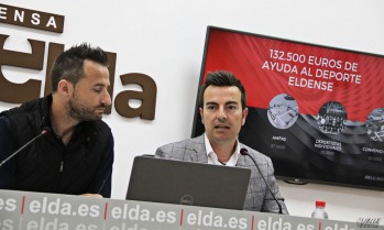 Chema Martínez y el edil Fernando Gómez han anunciado el incremento de ayudas | Jesús Cruces.