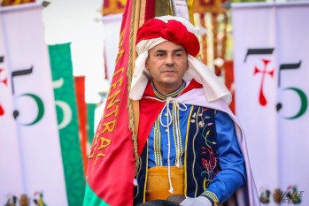 Pedro García durante los festejos del 75 aniversario de Moros y Cristianos. 