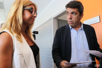 Irene Navarro y Carlos Mazón han tenido esta mañana un encontronazo | Marta Maestre.