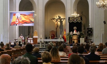 Los colectivos festeros participaron en la celebración del Día del Pilar