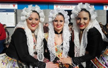 Las representantes falleras estuvieron durante el fin de semana en Fitur.