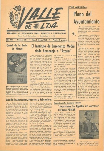 Número 0601 - 2 de marzo de 1968